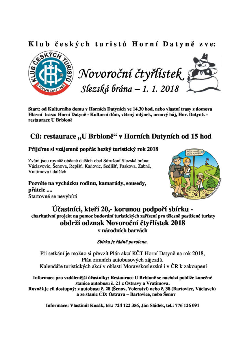 Novoroční čtyřlístek 2018