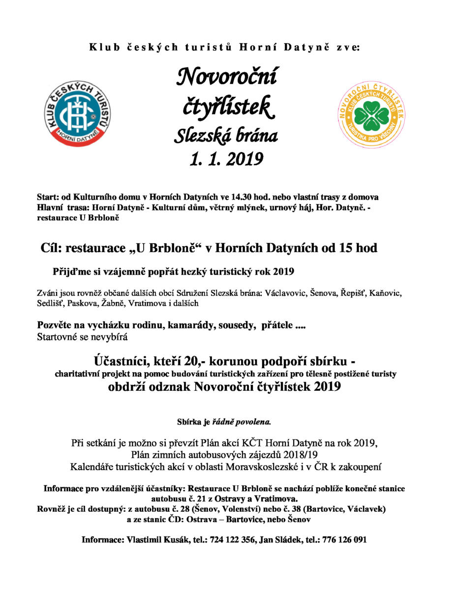 Novoroční čtyřlístek 2019